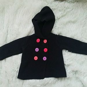 Black baby girl jacket